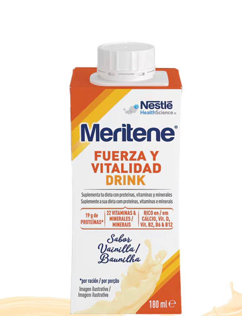 Meritene® FUERZA Y VITALIDAD - Drink vainilla (pack 4 unidades)