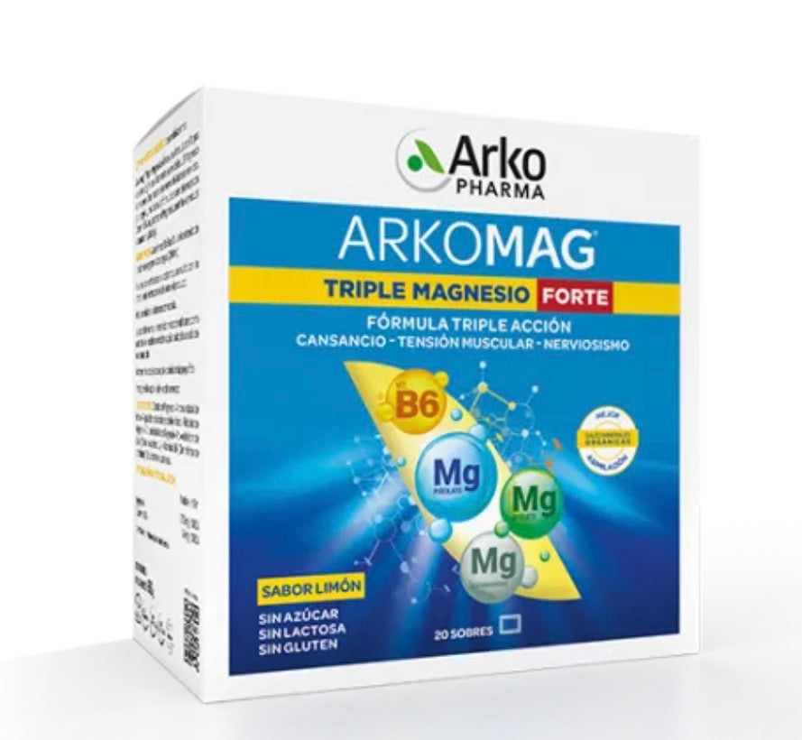 Arkopharma Arkomag® Triple Magnesio Forte 20 sobres