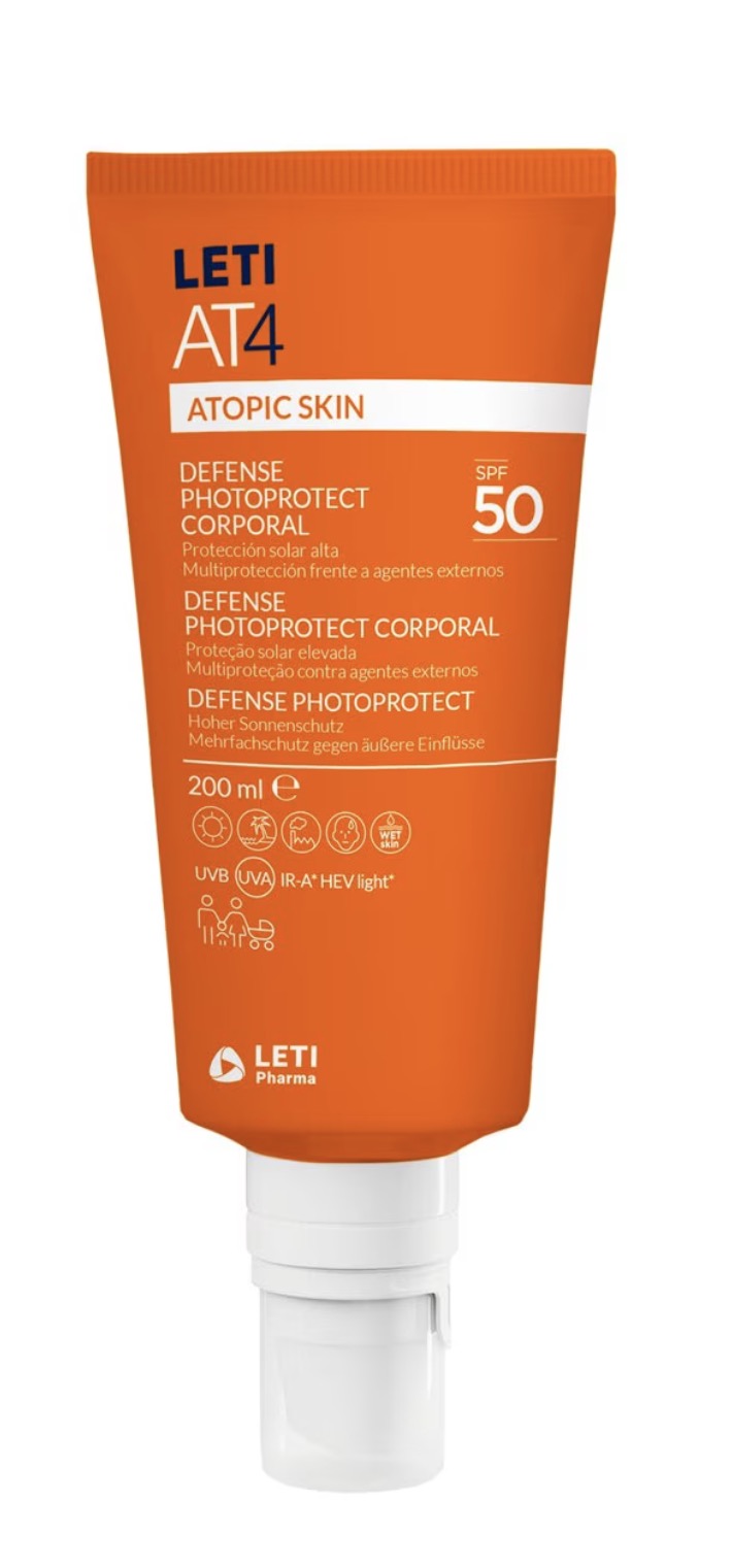 LETI AT4 Defense Photoprotect Corporal SPF50+ 200 ml
