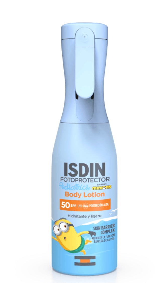 ISDIN Fotoprotector Pediatrics Body Lotion SPF 50 250 ml EDICIÓN ESPECIAL MINIONS