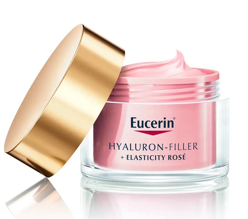 Eucerin Hyaluron-Filler + Elasticity Rosé Crema de Día FPS 30 · 50 ml