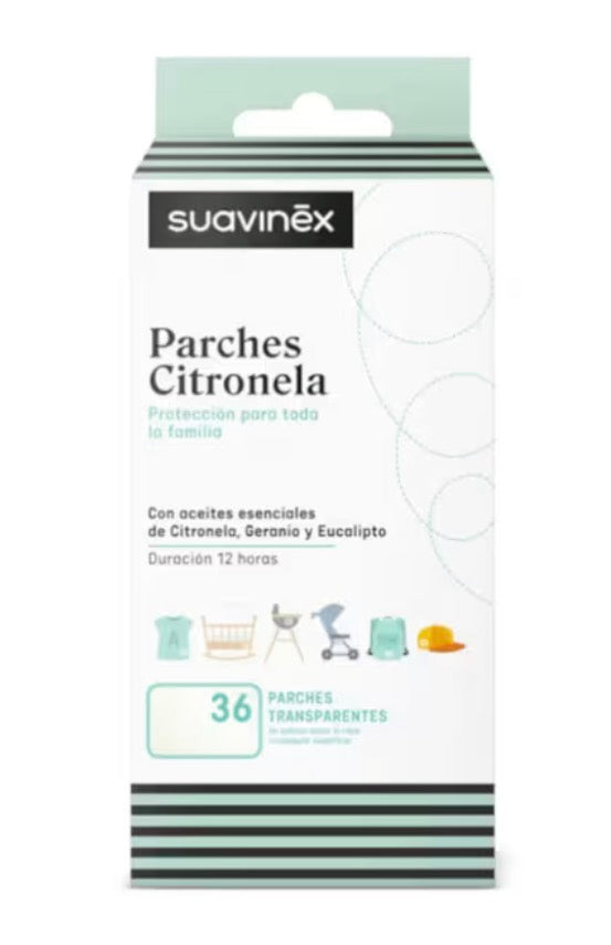 Suavinex Parches de Citronela Antimosquitos 36 uds