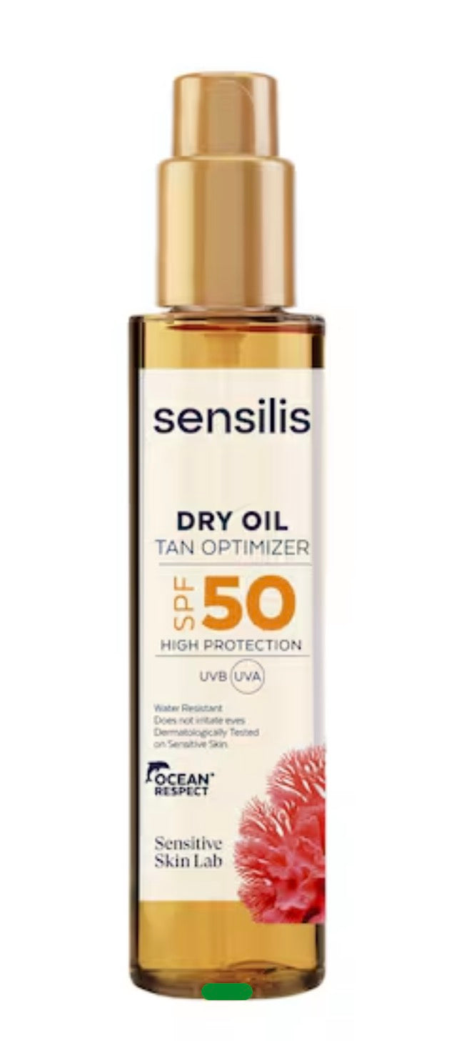 Sensilis Bronzing Oil SPF50 – Aceite seco optimizador del bronceado 150 ml