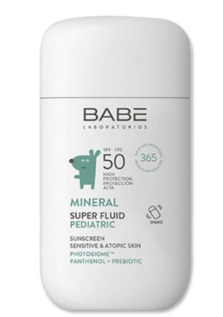 Babe Fotoprotector Pediatrico Mineral Super Fluid Spf50 50ml