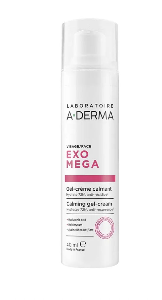 A-DERMA Exomega Gel-Crema Calmante Rostro 40ml