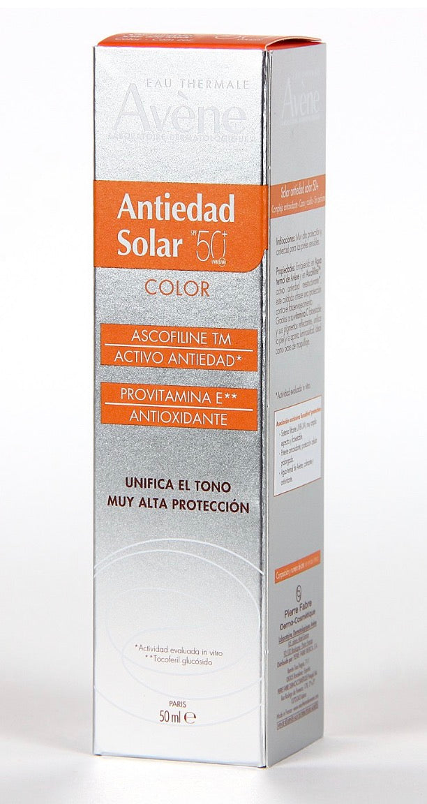 Avene Solar Antiedad Color SPF 50+ 50 ml