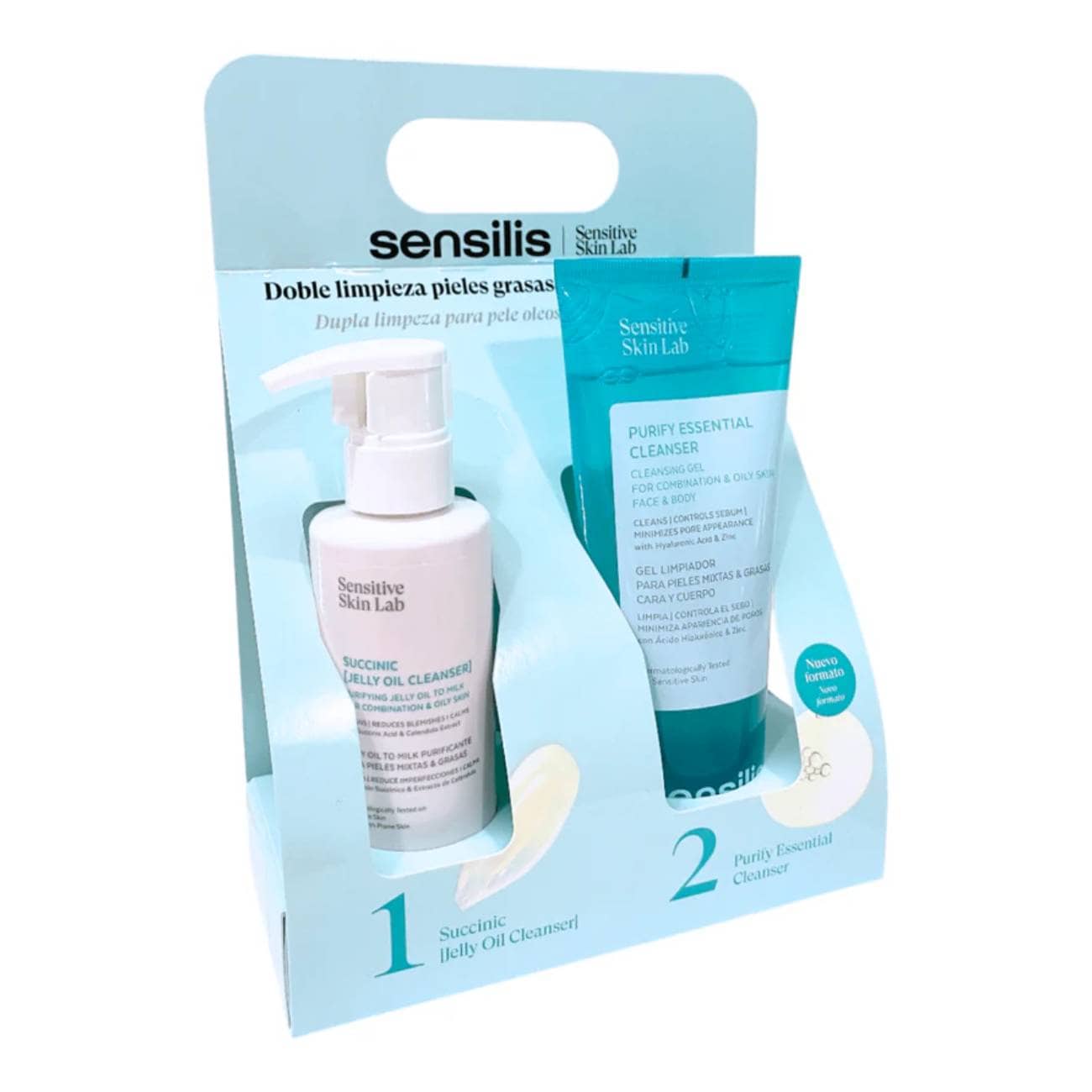 Sensilis pack doble limpieza piel mixta grasa