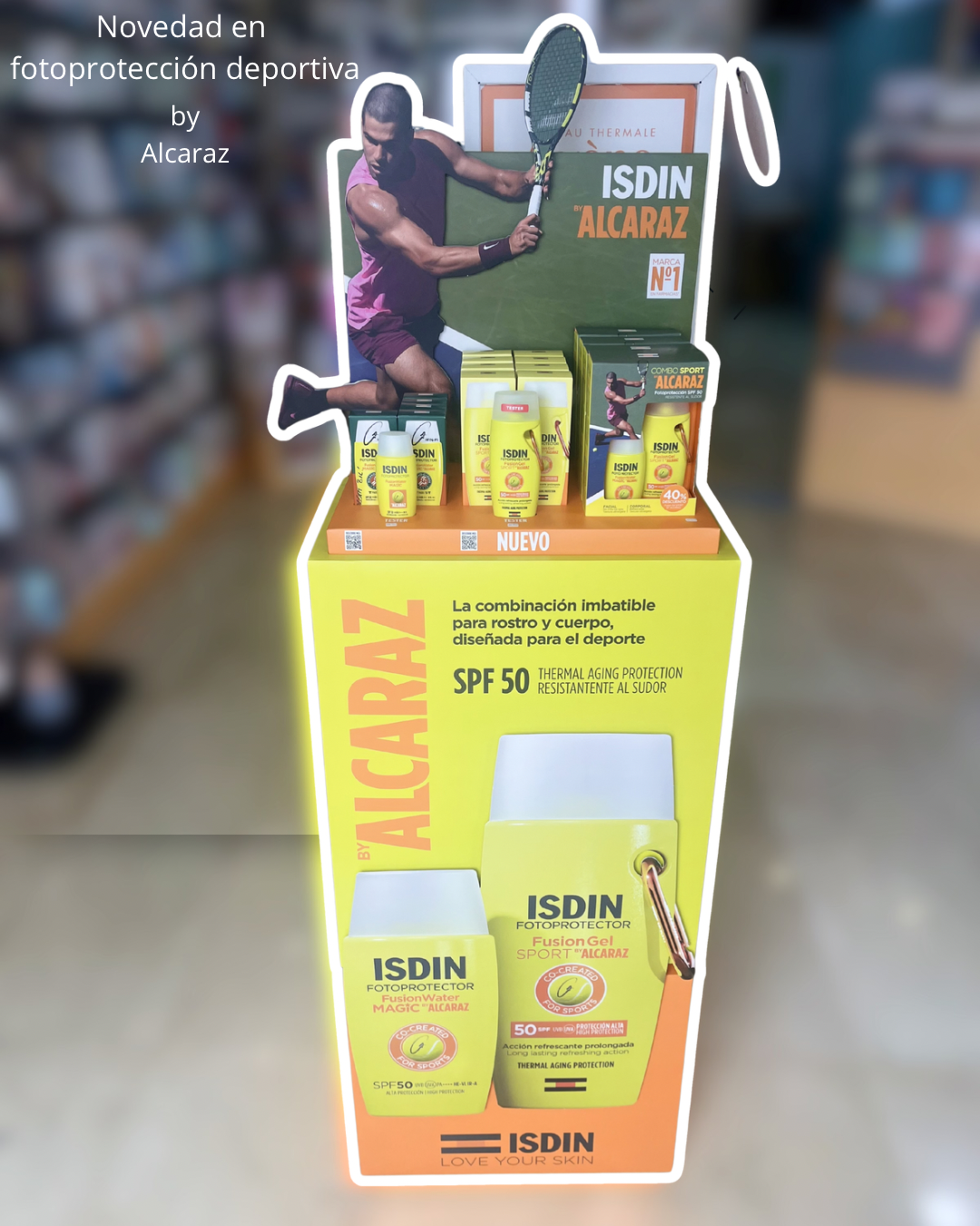 ISDIN Alcaraz: fotoprotección deportiva SPF 50