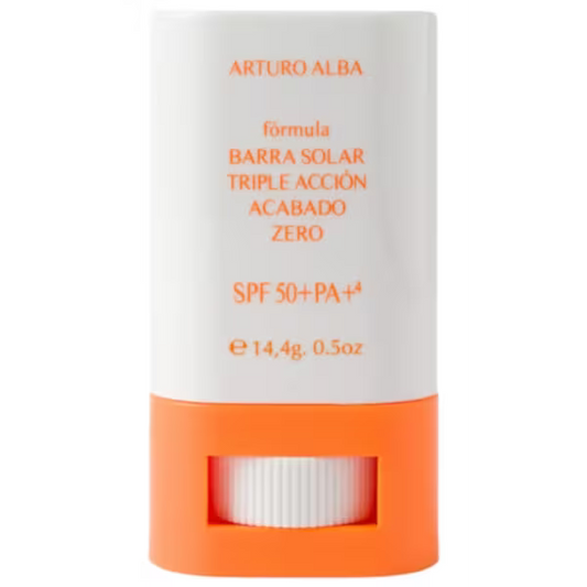Arturo Alba Fórmula Barra Solar Triple Acción Acabado Zero SPF50+