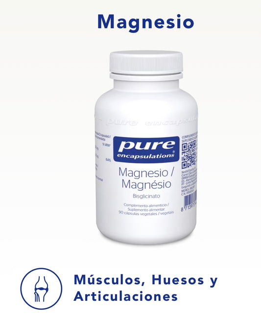 Pure Encapsulations Bisglicinato de Magnesio 90 cápsulas