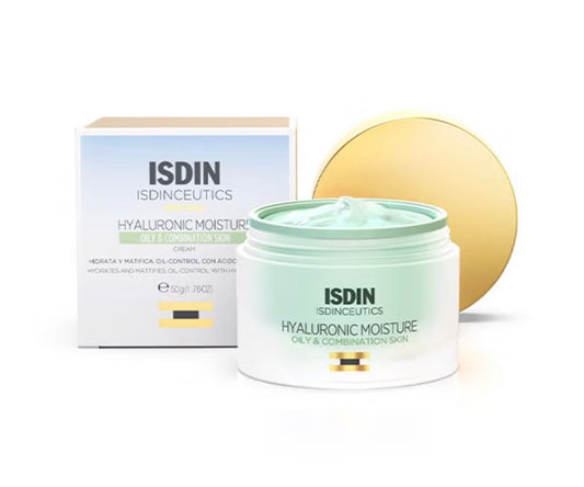 Isdin ISDINCEUTICS
Hyaluronic Moisture 50ML
Crema facial hidratante y matificante