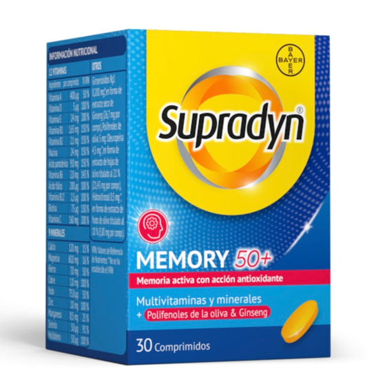 Supradyn Memory 50+ 30 comprimidos