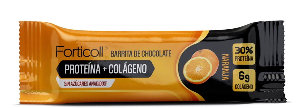 FORTICOLL PROTEÍNA + COLÁGENO | Barrita proteica 50 g
