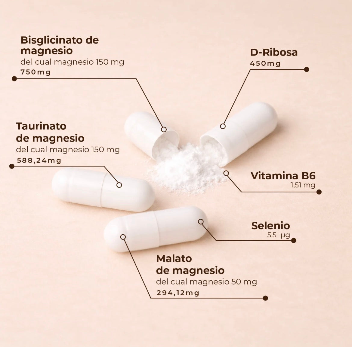 Kobho Labs Trimagnesium Complejo de magnesio de alta biodisponibilidad
90 cápsulas