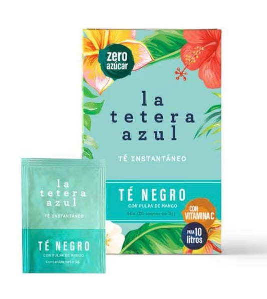 LA TETERA AZUL TE NEGRO MANDO 10 unidades
