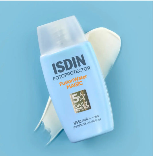 Isdin FOTOPROTECTOR Fusion Water MAGIC SPF 50 Protector solar facial de uso diario ultraligero