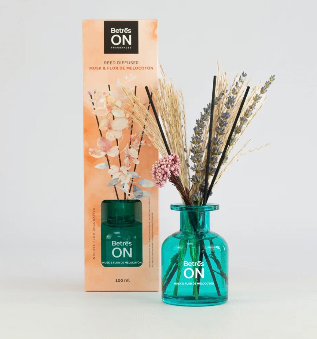 Mikado Decorativo Musk & Flor de Melocotón
Suave, frutal y reconfortante