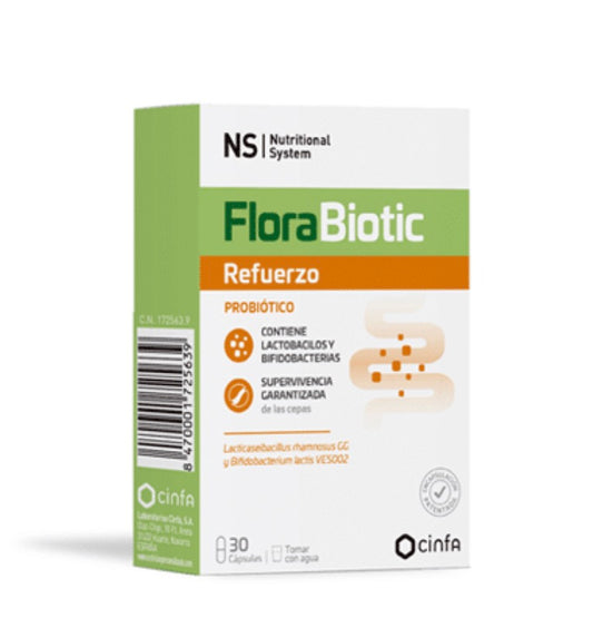 NS FLORABIOTIC REFUERZO 30 comprimidos