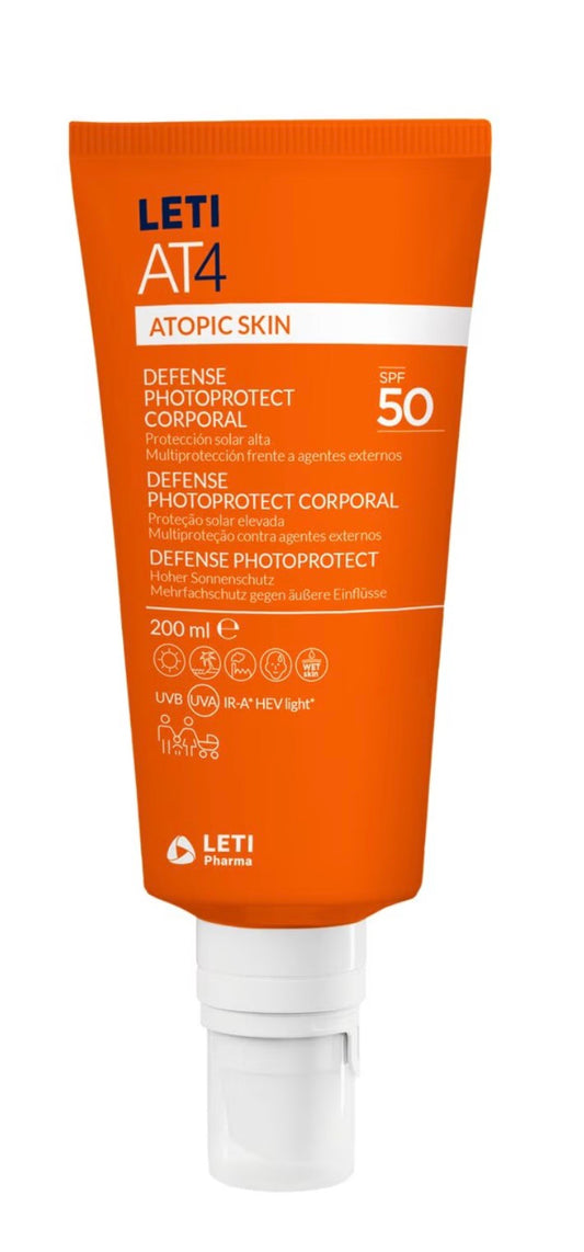 LETI AT4 Defense Photoprotect Corporal SPF50+ 200 ml