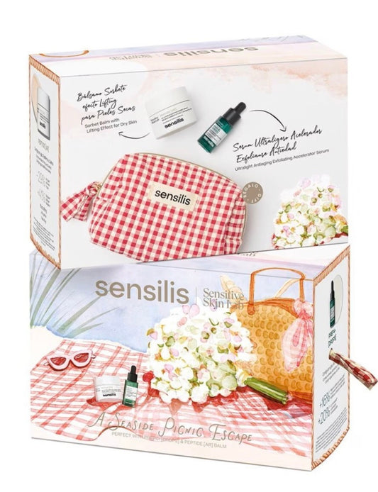 Sensilis Estuche Peptide AR Balm 50 ml + Prep4 Drops Serum 14 ml