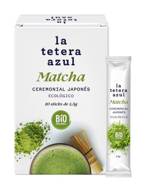 La Tetera Azul Matcha Ceremonial Japonés Ecológico 10 Sticks