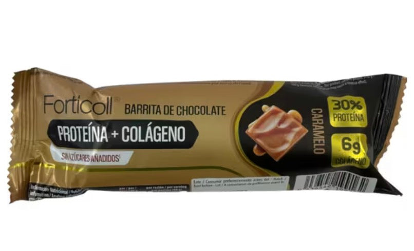FORTICOLL PROTEÍNA + COLÁGENO | Barrita proteica 50 g