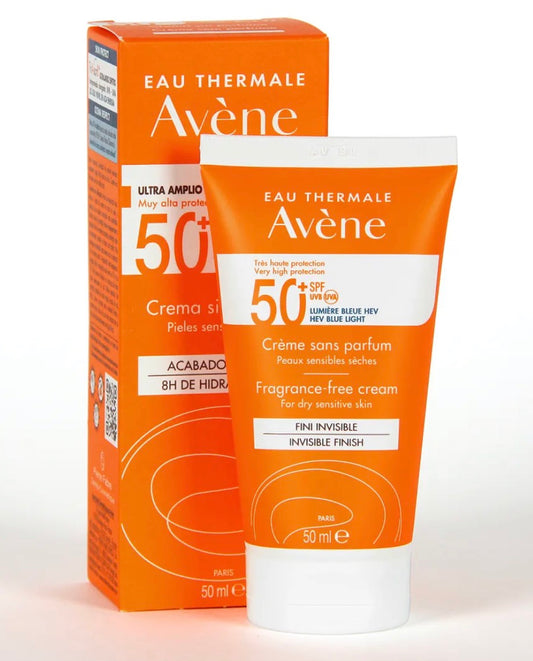 Avene Solar Crema sin perfume SPF50+ 50 ml