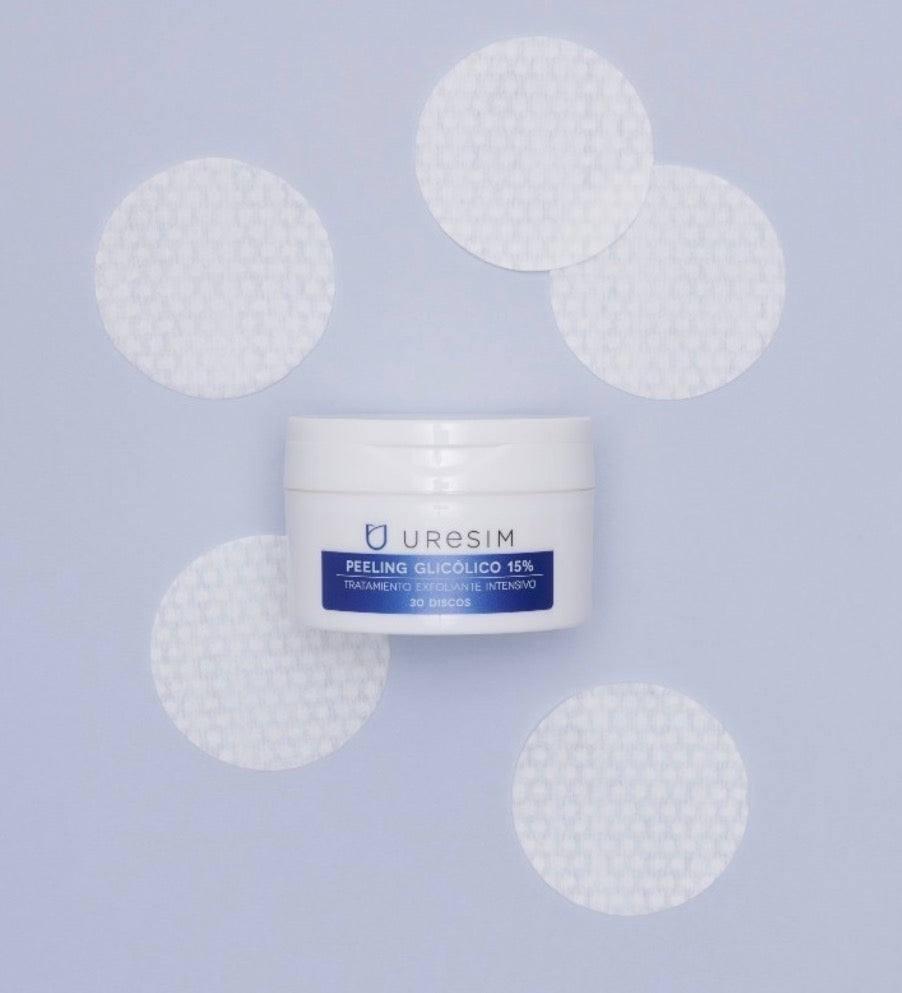 Uresim Peeling Glicolico 15%, 30 discos