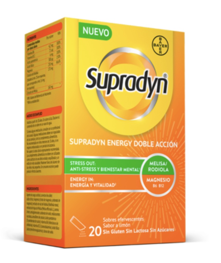 Supradyn® Energy Doble Acción 20 sobres efervescentes