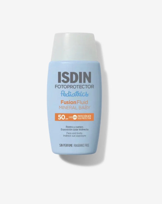 Isdin FOTOPROTECTOR
Fusion Fluid Mineral Baby Pediatrics SPF 50
