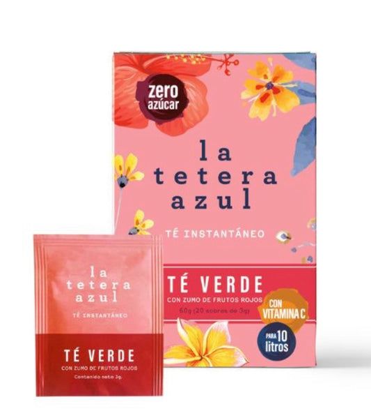 Té Instantaneo Frio - Verde Sabor Frutos Rojos