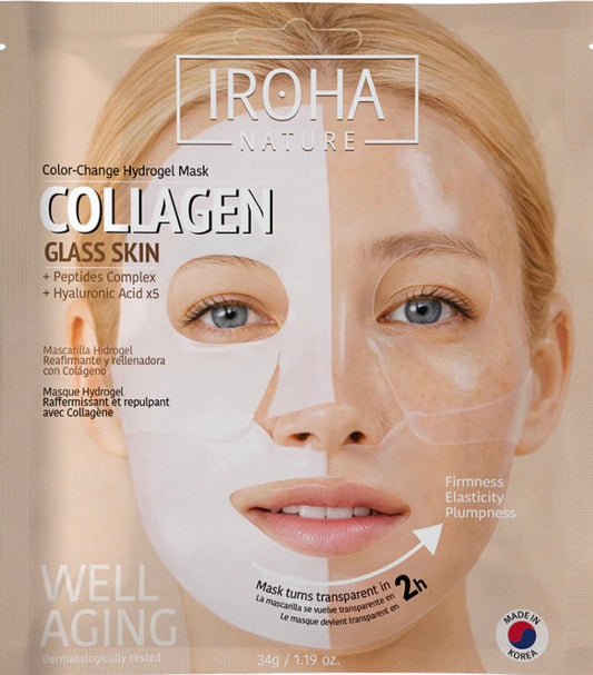 Iroha Nature Glass Skin Hydrogel Mask Collagen