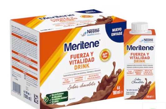 Meritene® FUERZA Y VITALIDAD - Drink chocolate (pack 4 unidades)
