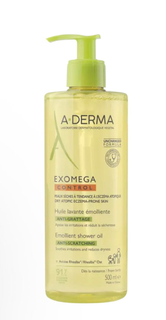 A-DERMA EXOMEGA CONTROL
Aceite Limpiador Emoliente Antipicor 1000 ml