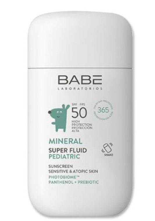 Babe Fotoprotector Pediatrico Mineral Super Fluid Spf50 50ml