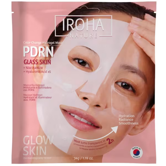 Iroha Nature Mascarilla Hidrogel Glass Skin con PDRN 1 Unidad